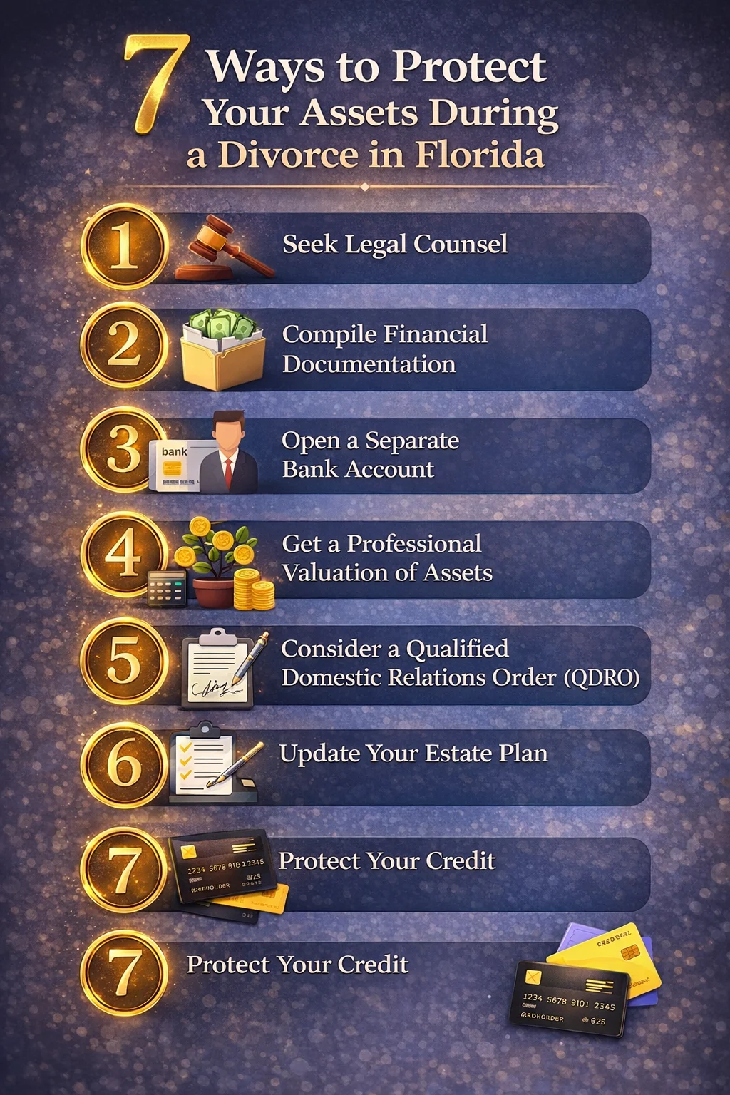 7 Steps To Protect Assets from Divorce