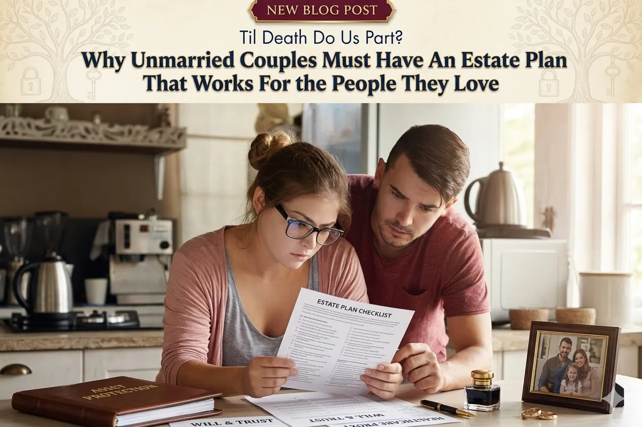 Unmarried Couple Seeing Estate Planning Will Document
