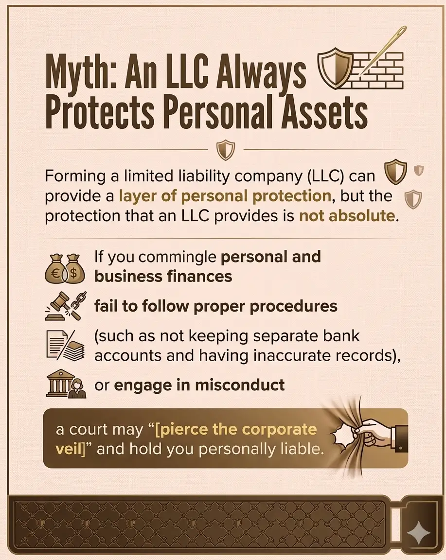 Myth Busting on How LLC Protects Personal Assets
